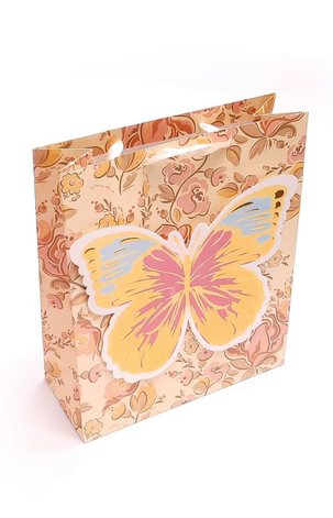 Dárková taška - Zlatý motýl