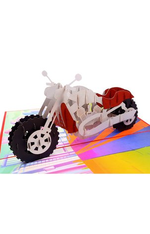 3D Přání -  Motorka