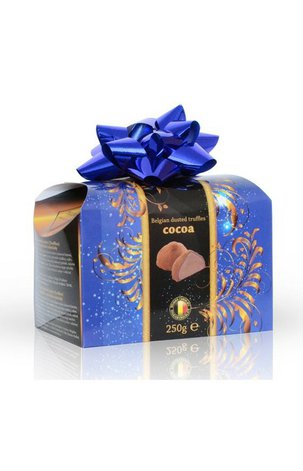Belgické čokoládové lanýže s kakaovou náplní - 250g