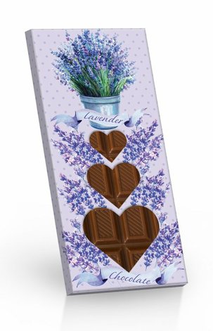 Hořká čokoláda - Levandule - 100g