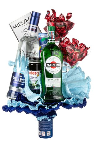 Dárková kytice - Vodka Martini Cocktail Set